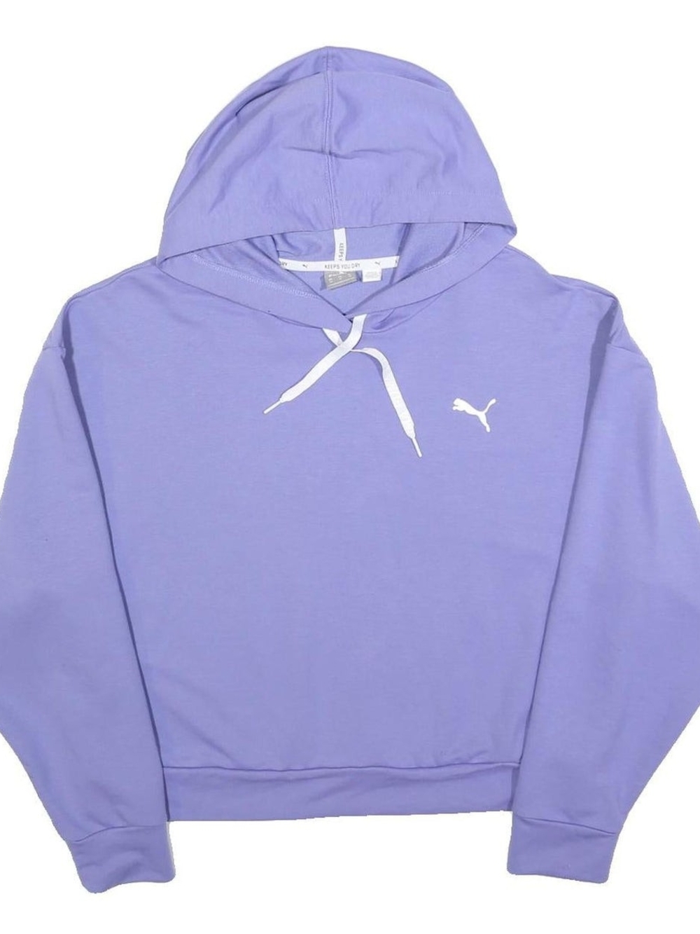 Puma Women's Lavender Pullover Hoodie with White Accents